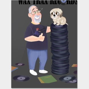 Wax Trax Cartoon Posters and Art
